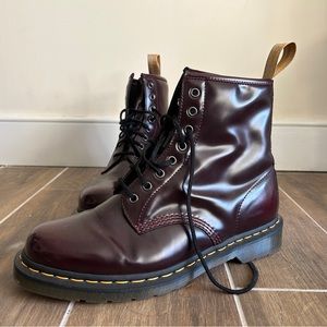 Maroon doc martens, men’s size 11
